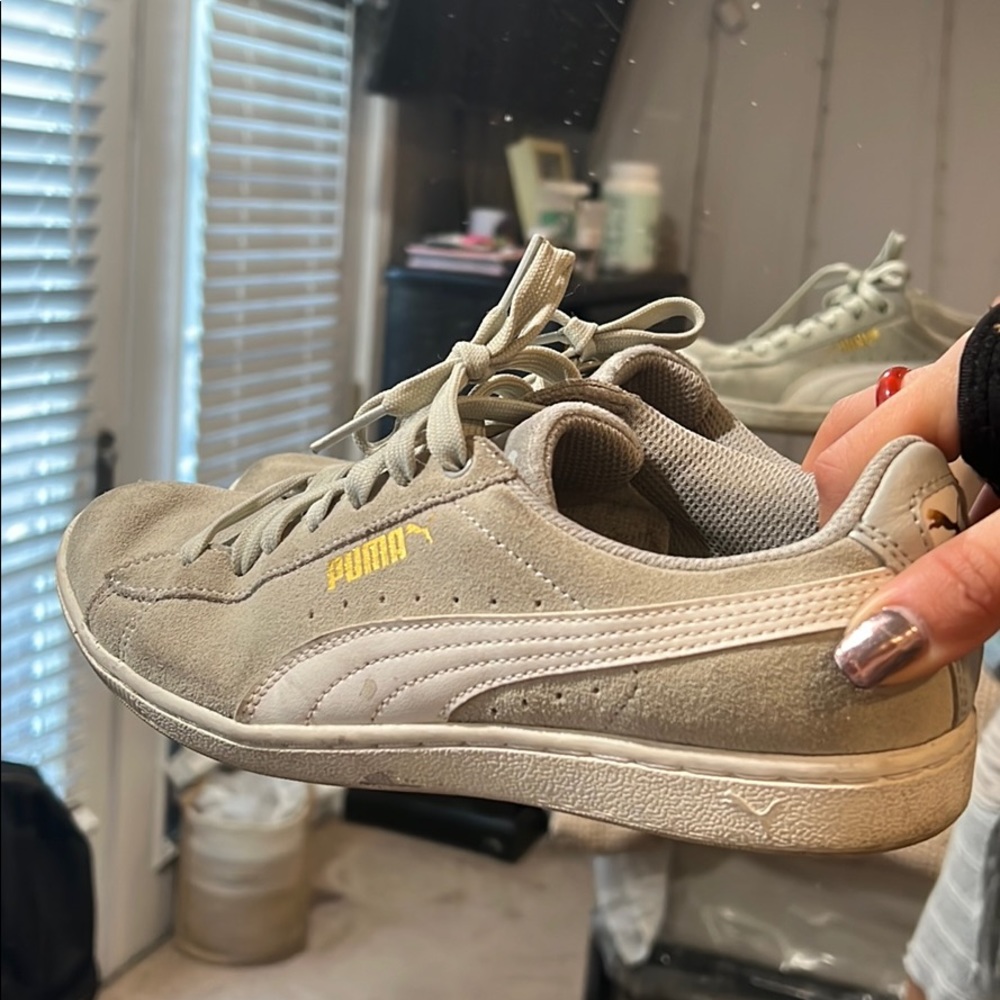 Suede puma sneakers